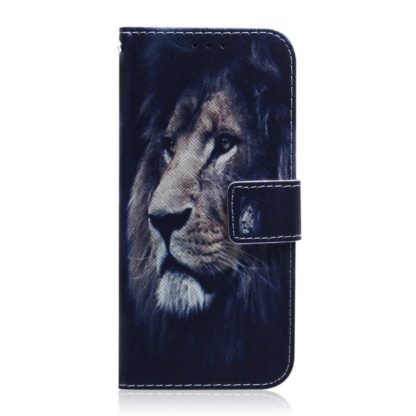 Plånboksfodral Samsung Galaxy A02s – Lejon