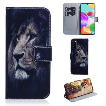 Plånboksfodral Samsung Galaxy A02s – Lejon