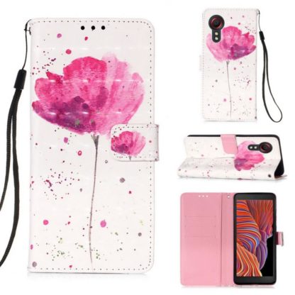 Plånboksfodral Samsung Galaxy XCover 5 – Rosa Blomma