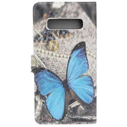 Plånboksfodral Samsung Galaxy S10 - Blå Fjäril