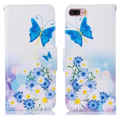 Plånboksfodral Apple iPhone 6 Plus – Fjärilar och Blommor