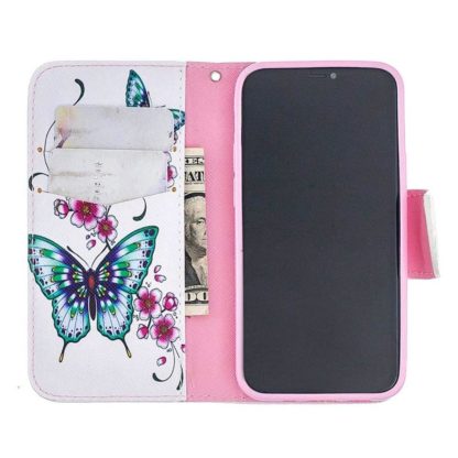 Plånboksfodral Apple iPhone 12 Mini – Fjärilar och Blommor