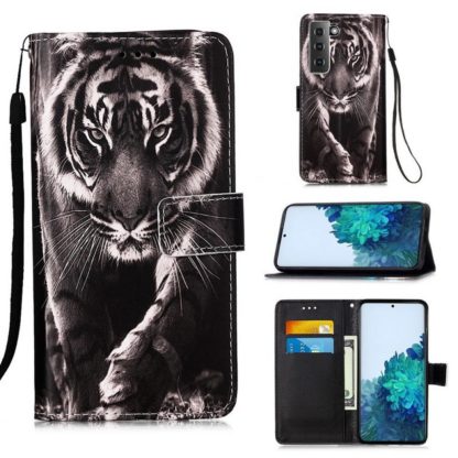 Plånboksfodral Samsung Galaxy S21 FE - Tiger