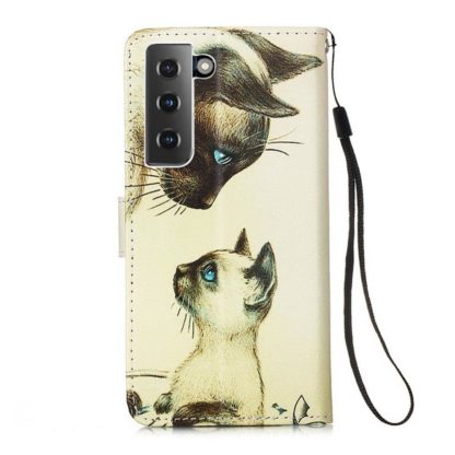 Plånboksfodral Samsung Galaxy S21 FE - Katter