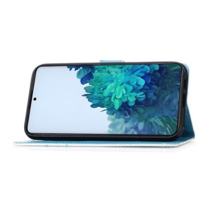 Plånboksfodral Samsung Galaxy S21 FE - Blå Mandala