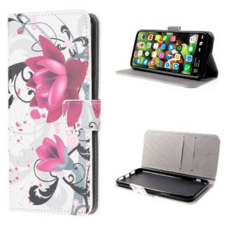 Plånboksfodral iPhone X / iPhone Xs - Lotus