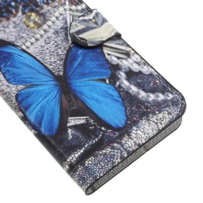Plånboksfodral HTC U11 - Blå Fjäril