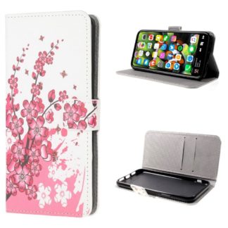 Plånboksfodral iPhone X / iPhone Xs - Körsbärsblommor