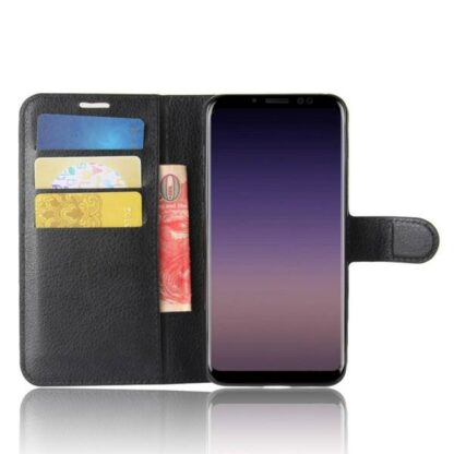Plånboksfodral Samsung Galaxy A8 (2018) - Svart