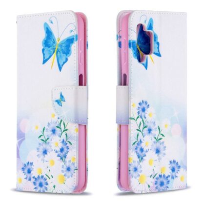 Plånboksfodral Samsung Galaxy A13 – Fjärilar och Blommor