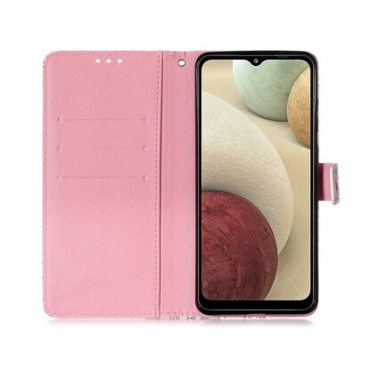 Plånboksfodral Samsung Galaxy A72 – Rosa Blomma