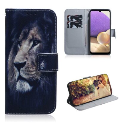 Plånboksfodral Samsung Galaxy A33 – Lejon