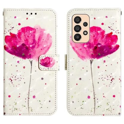 Plånboksfodral Samsung Galaxy A53 – Rosa Blomma