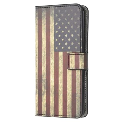 Plånboksfodral Samsung Galaxy A13 - Flagga USA