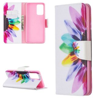 Plånboksfodral Samsung Galaxy A33 – Färgglad Blomma