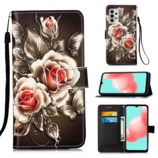 Plånboksfodral Samsung Galaxy A13 – Rosor