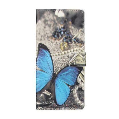 Plånboksfodral Samsung Galaxy S22 Plus - Blå Fjäril