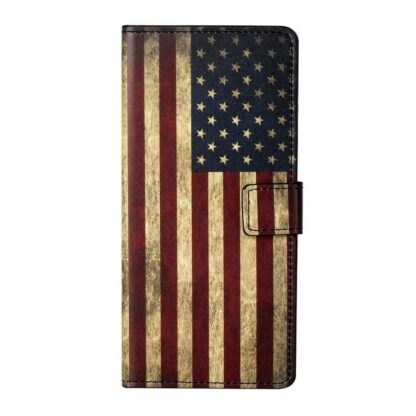 Plånboksfodral Samsung Galaxy S22 - Flagga USA