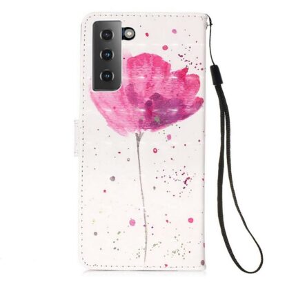 Plånboksfodral Samsung Galaxy S22 Plus - Rosa Blomma