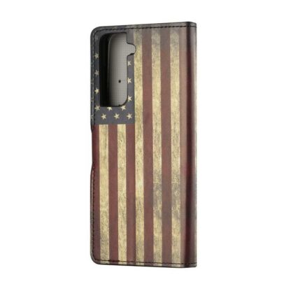 Plånboksfodral Samsung Galaxy S22 Plus - Flagga USA