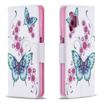 Plånboksfodral Samsung Galaxy A13 (5G) - Fjärilar och Blommor
