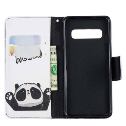 Plånboksfodral Samsung Galaxy S10 - Hello Panda