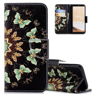 Plånboksfodral Samsung Galaxy S10 Plus - Fjärilar I Cirkel