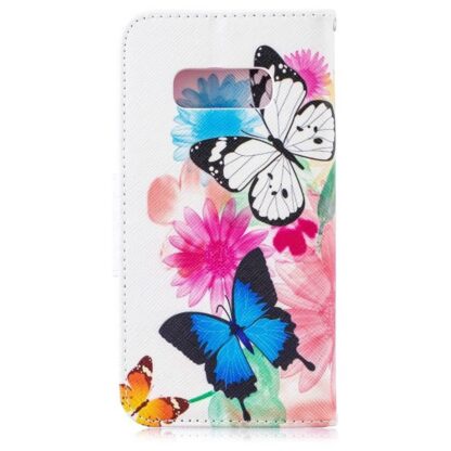 Plånboksfodral Samsung Galaxy S10e - Färgglada Fjärilar