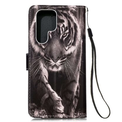 Plånboksfodral Samsung Galaxy S22 Ultra - Tiger