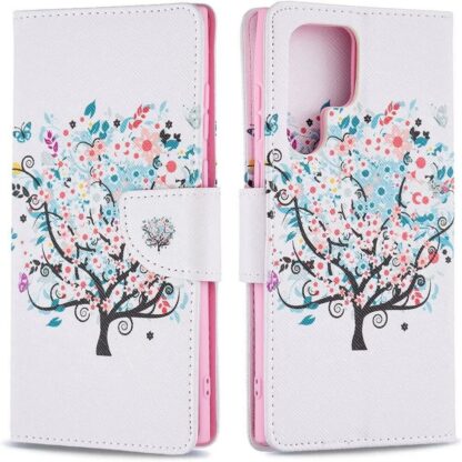 Plånboksfodral Samsung Galaxy S22 Ultra - Färgglatt Träd