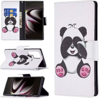 Plånboksfodral Samsung Galaxy S22 Ultra - Panda