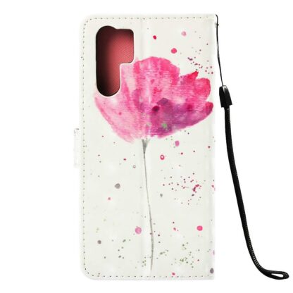 Plånboksfodral Samsung Galaxy S22 Ultra - Rosa Blomma