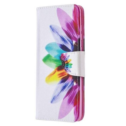 Plånboksfodral iPhone 14 – Färgglad Blomma