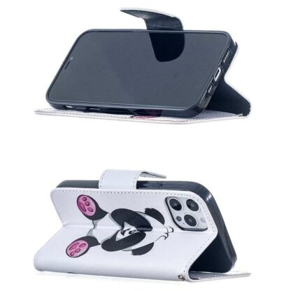 Plånboksfodral iPhone 14 Pro - Panda