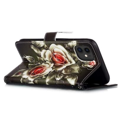 Plånboksfodral iPhone 14 – Rosor