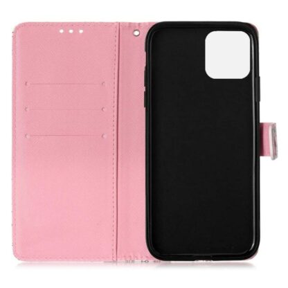 Plånboksfodral iPhone 14 Pro – Rosa Blomma