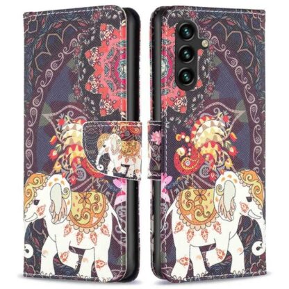 Plånboksfodral Samsung Galaxy A14 – Indiskt / Elefant