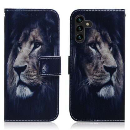 Plånboksfodral Samsung Galaxy A14 – Lejon