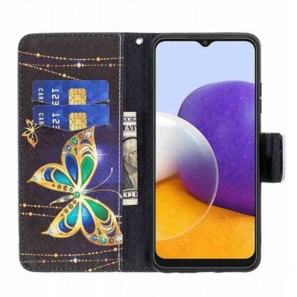 Plånboksfodral Samsung Galaxy A14 – Guldfjäril