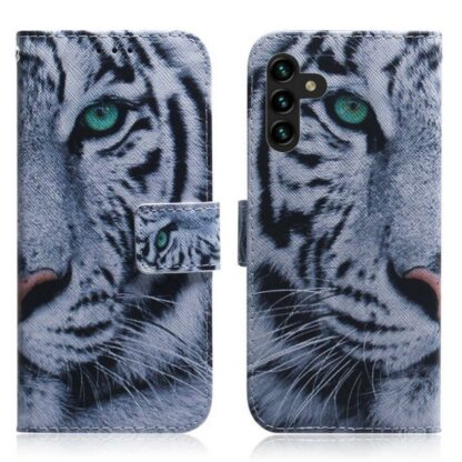 Plånboksfodral Samsung Galaxy A34 – Vit Tiger