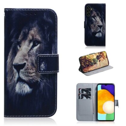Plånboksfodral Samsung Galaxy A34 – Lejon