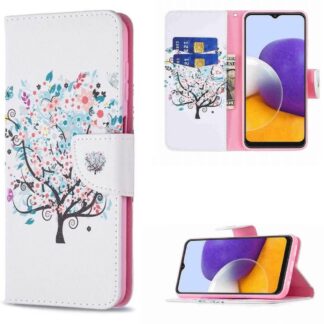 Plånboksfodral Samsung Galaxy A54 – Färgglatt Träd