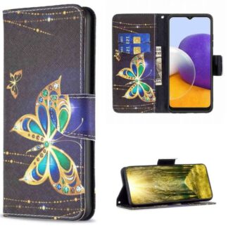 Plånboksfodral Samsung Galaxy A34 – Guldfjäril