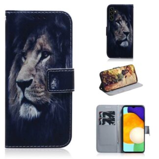 Plånboksfodral Samsung Galaxy A54 – Lejon