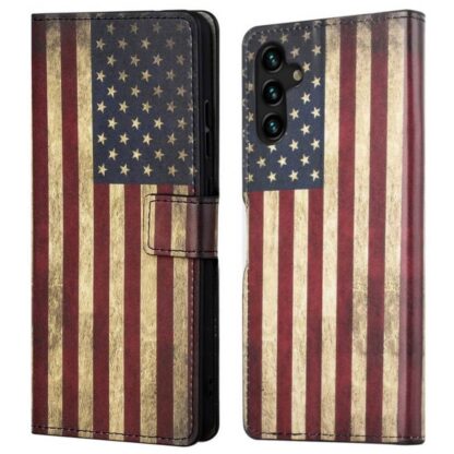Plånboksfodral Samsung Galaxy S23 - Flagga USA