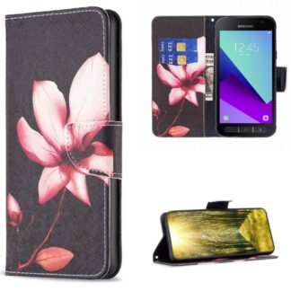 Plånboksfodral Samsung Galaxy Xcover 4 – Rosa Blomma