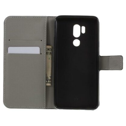 Plånboksfodral LG G7 ThinQ - Prickigt med Uggla