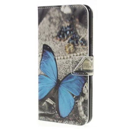 Plånboksfodral LG G7 ThinQ - Blå Fjäril