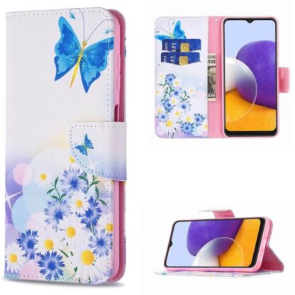 Plånboksfodral Samsung Galaxy A25 (5G) - Fjärilar och Blommor