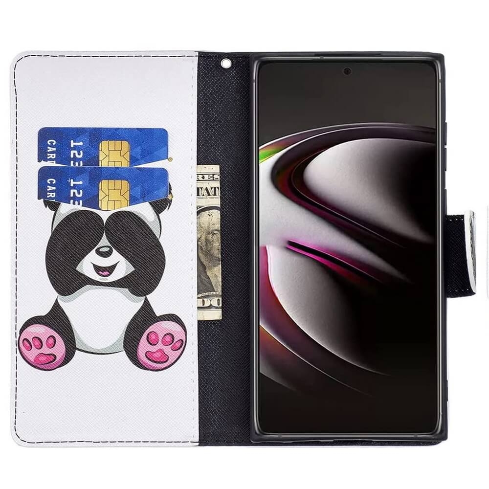 Plånboksfodral Samsung Galaxy S24 Ultra - Panda